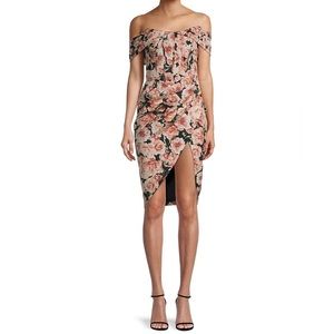 LAVISH ALICE Floral Corset Sheath Dress